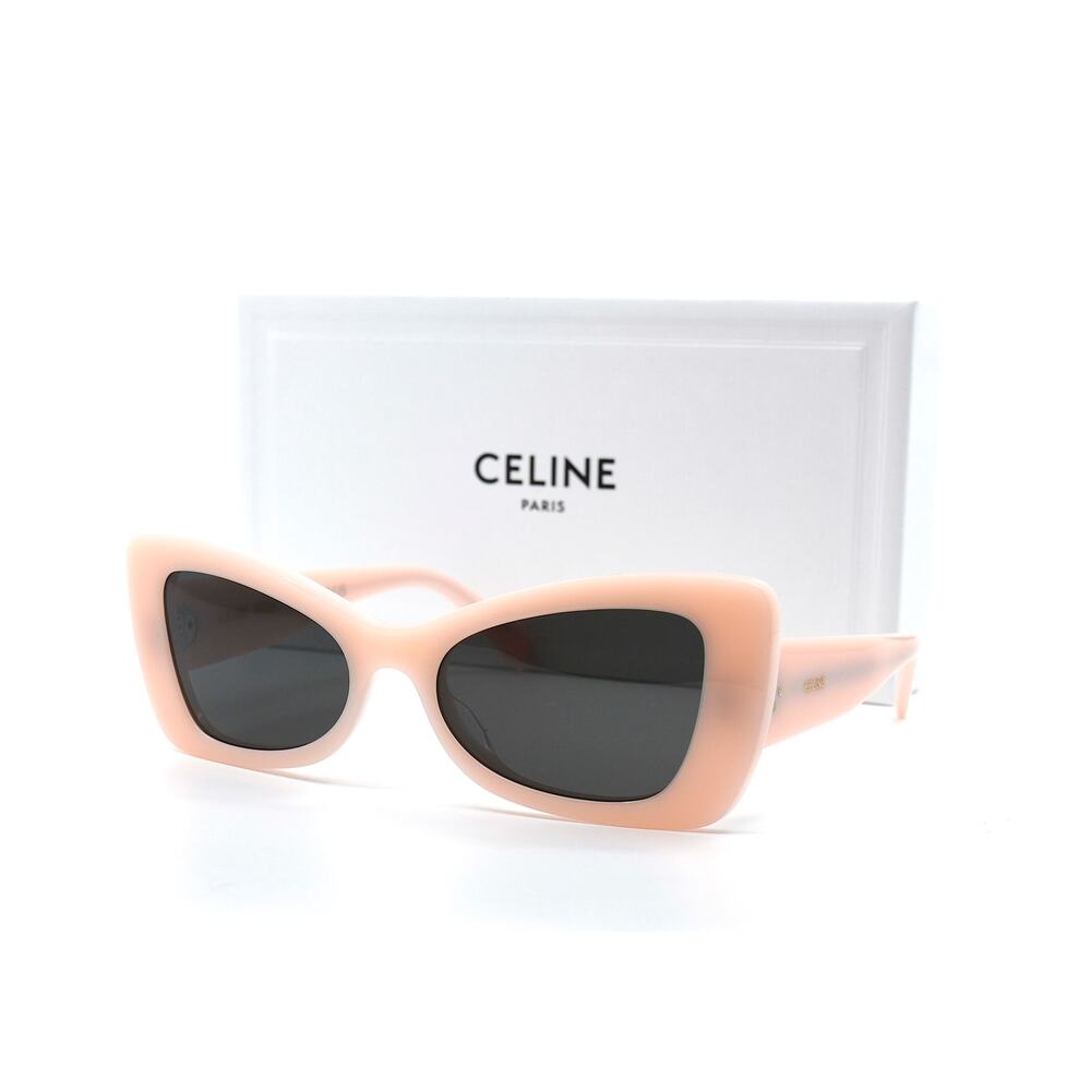 Celine Pink Opal Sunglasses CL40236I 72A Grey Lens NWT Authentic - Picture 15 of 16